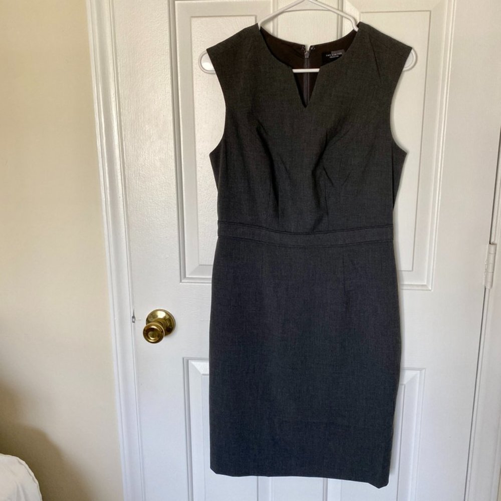 The Limited Dark Grey Sheath Dress Size 4